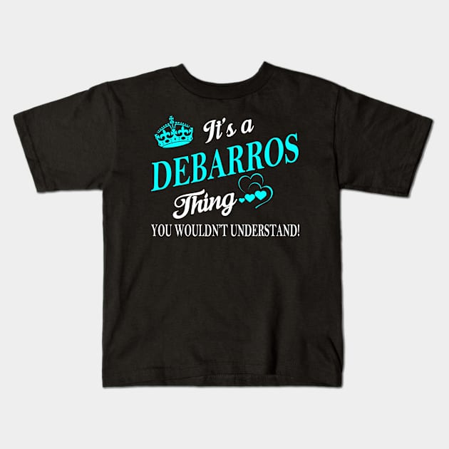 DEBARROS Kids T-Shirt by Esssy